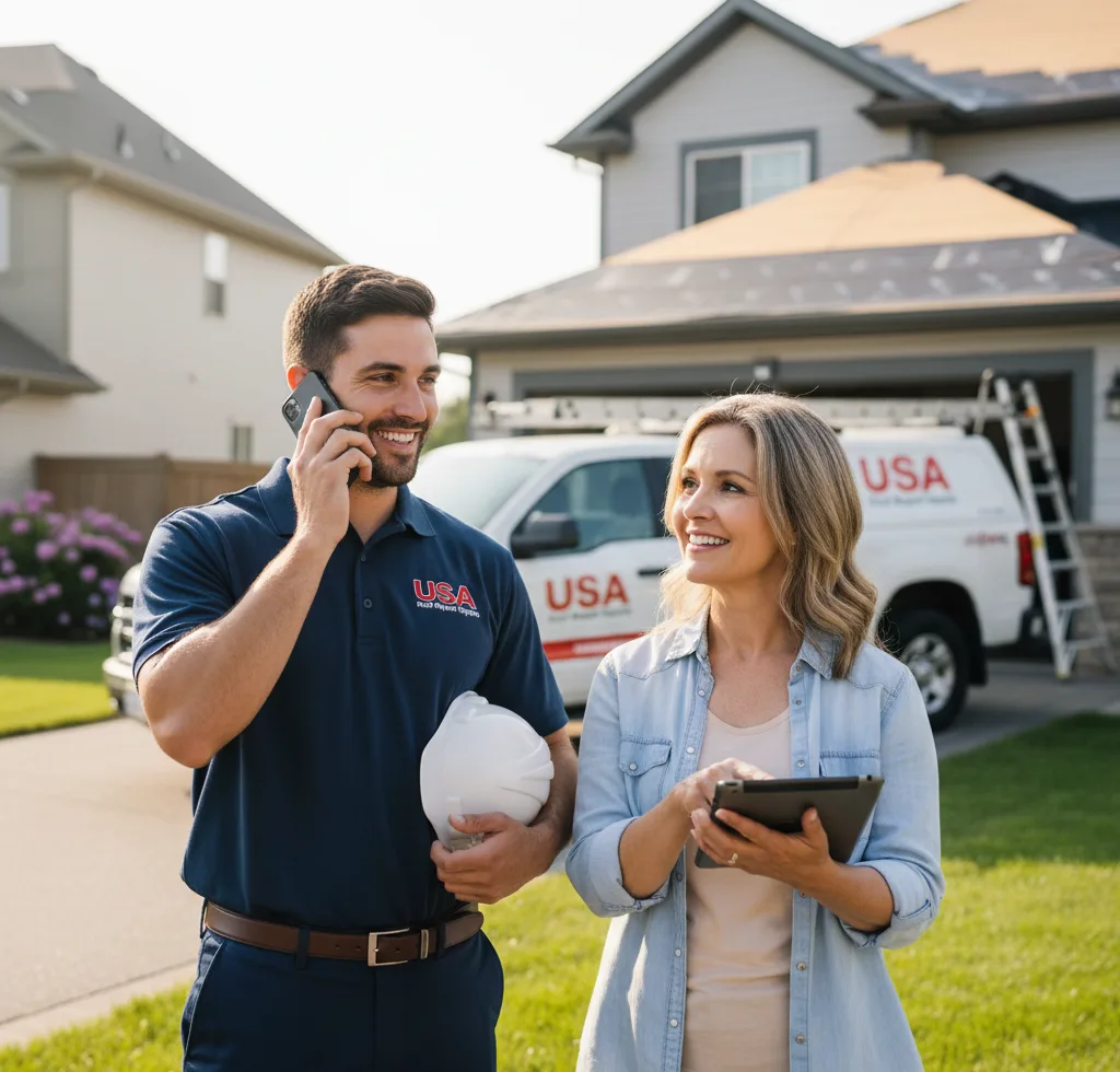 USA Roof Repair Experts customer support in Lansing